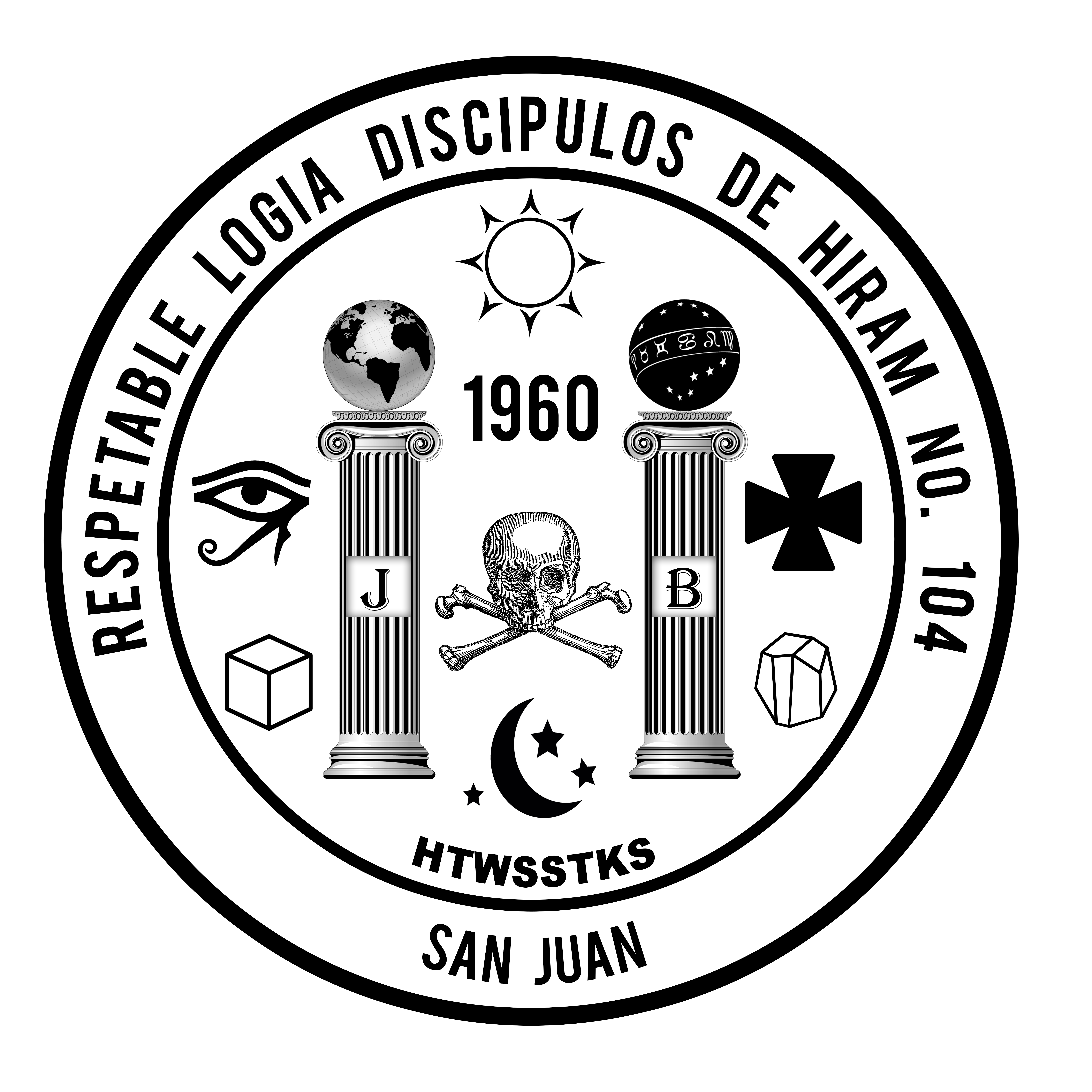Discípulos de Hiram 104 Logo